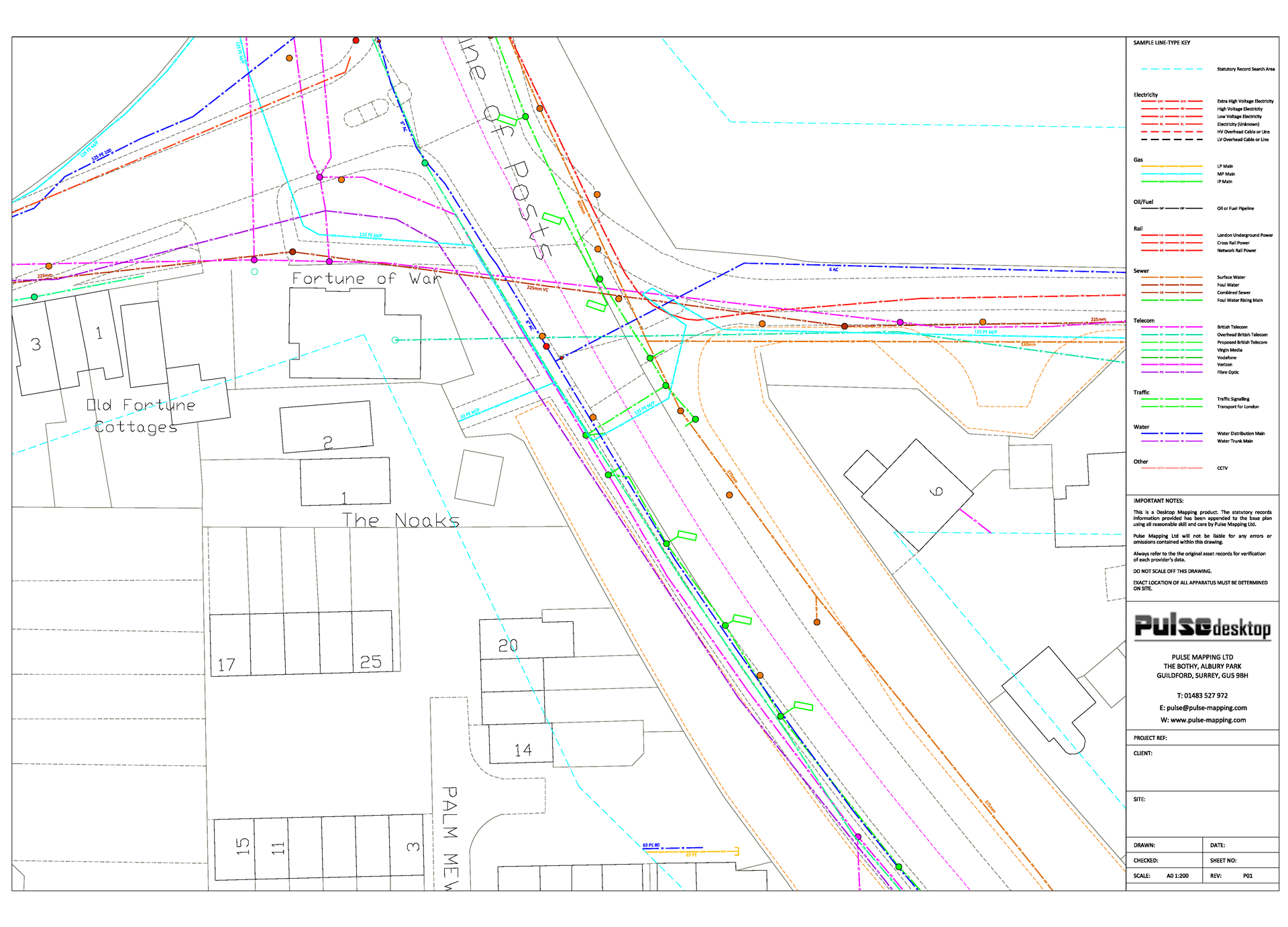 Desktop mapping of statutory asset records